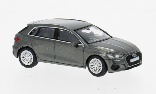 Audi A3 (8Y) dunkelgra PCX87 1:87