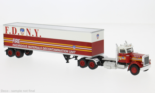 Peterbilt 359 Ko-SZ FDNY Brekina 1:87