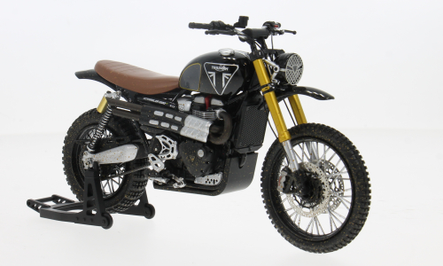 Triumph Scrambler 1200 schwarz Corgi 1:12