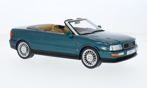 Audi Cabriolet dunkelgrü MCG 1:18