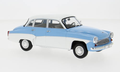 Wartburg 312 hellblau WhiteBox 1:24