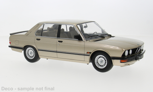 BMW 520i (E28) gold IXO 1:18