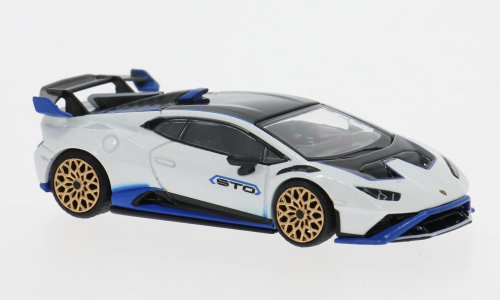 Lamborghini Huracan STO weiss Mini GT 1:64