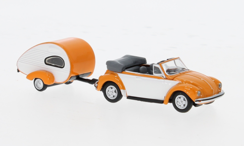 VW Käfer Cabriole orange Schuco 1:35