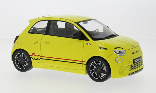 Fiat 500e Abarth hellgelb MCG 1:18