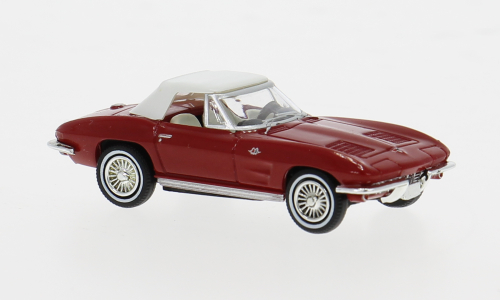 Chevrolet Corvette C2 Ca rot Brekina 1:87