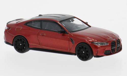 BMW M4 Competition orange Mini GT 1:64