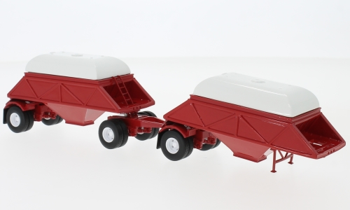 Anhänger Double Bottom  rot Neo 1:64