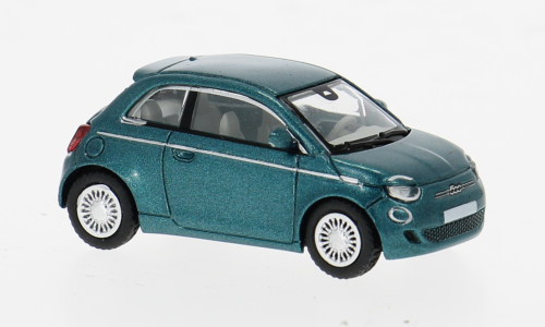 Fiat 500e dunkelgrü PCX87 1:87