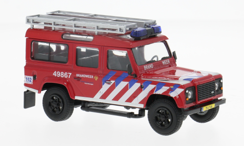 Land Rover Defender Brandweer Cararama 1:43