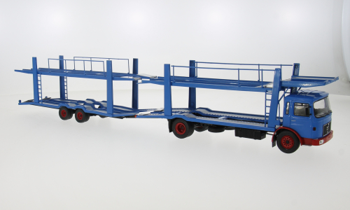 MAN Autotransporte blau IXO 1:43