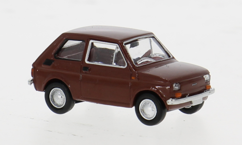 Fiat 126 hellbraun Brekina Drumm 1:87