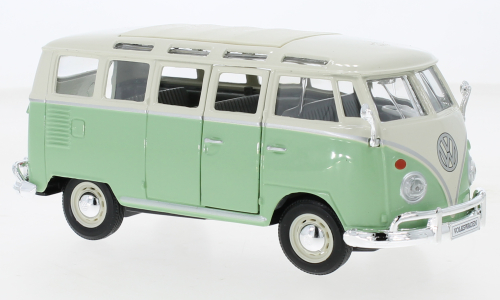 VW T1 Bus Samba hellgrün Maisto 1:25