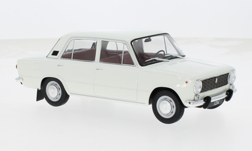 Fiat 124 weiss WhiteBox 1:24